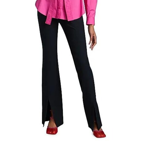 Derek Lam 10 Crosby Maeve Pants | Slit Hem Flare | Midnight Blue | Size 0 | NWT - Picture 1 of 3